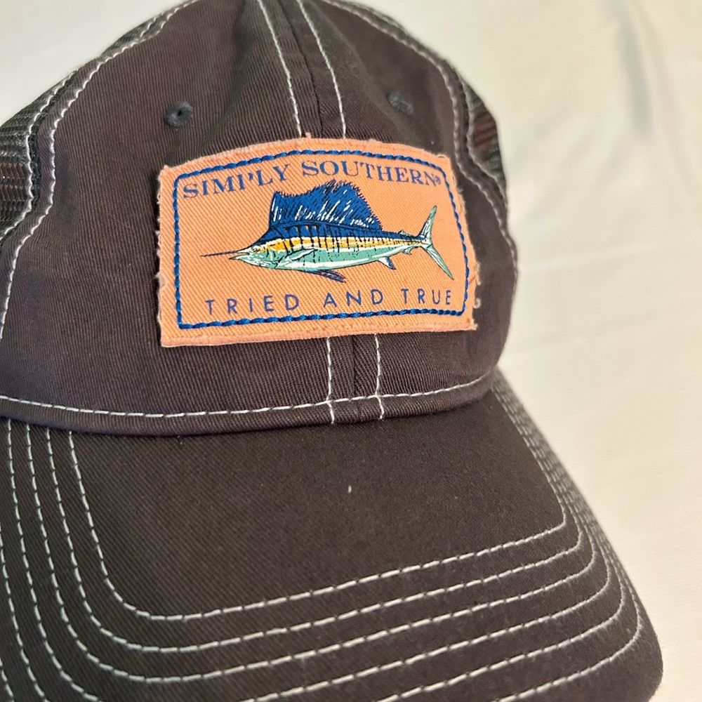 Simply Southern Brown Cap with Fish Patch
